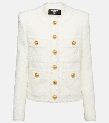 Embellished tweed jacket | Mytheresa (UK)