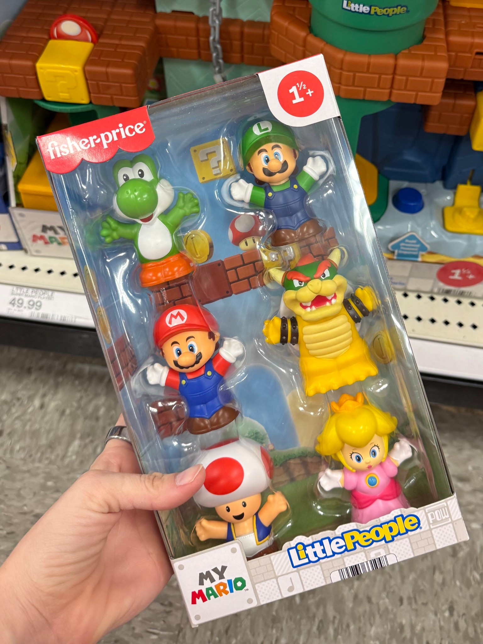 Mario & Luigi Little People figures! 

#LTKKids