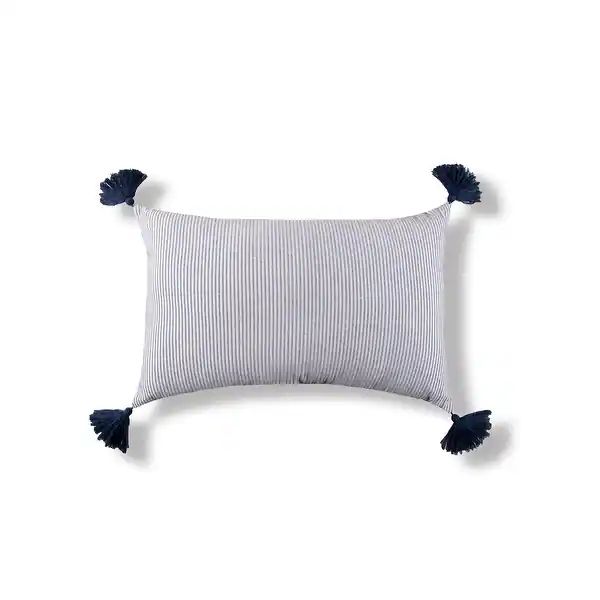 Product Overview Chevron DownDescriptionDetails:This tasseled pillow is the perfect addition to ... | Bed Bath & Beyond