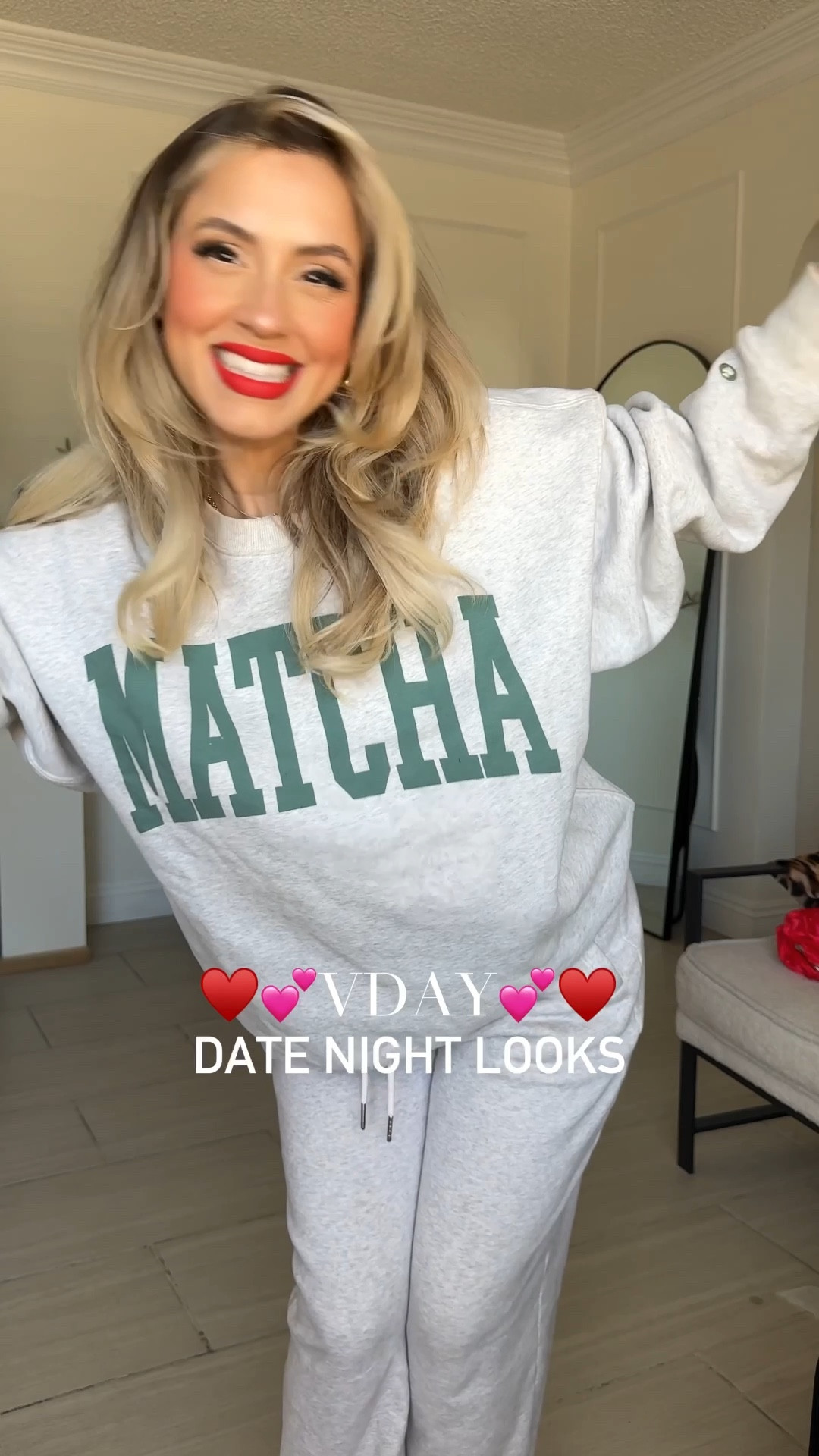 Valentine's date night outfits 💕♥️

 sweatsuit from Abercrombie sold separately | MED sweatpants in light grey | Matcha sweatshirt is sold out but I linked another one I have that says Bed & Brunch club and matches the sweatpants (MED in sweatshirt) 
✔️Look 1: SM leopard skirt + red Amazon top 
✔️Look 2: SM in black & white skirt + bodysuit from Amazon
✔️Look 3: SM in red corset | size 29 in Levi's jeans | XS in men's Amazon blazer | both of the Levi's linked are the exact same ones. I linked them in case you can't find your size | to get a baggy fit. You have to go up two sizes. I wear a size 27 and I got them in a size 29.
✔️Look 4: small in denim bustier | SM in pinstriped skirt (it's part of a two piece set. It comes with a matching vest, which is so freaking cute).  | XS in men's blazer #LTKStyleTip

Follow my LTK @ImLola on the @shop.LTK app to view this post and get my exclusive app-only content!

#liketkit #LTKU #LTKFindsUnder100
@shop.ltk
https://liketk.it/53tNe

#LTKootd #LTKFindsUnder50 #LTKFindsUnder100