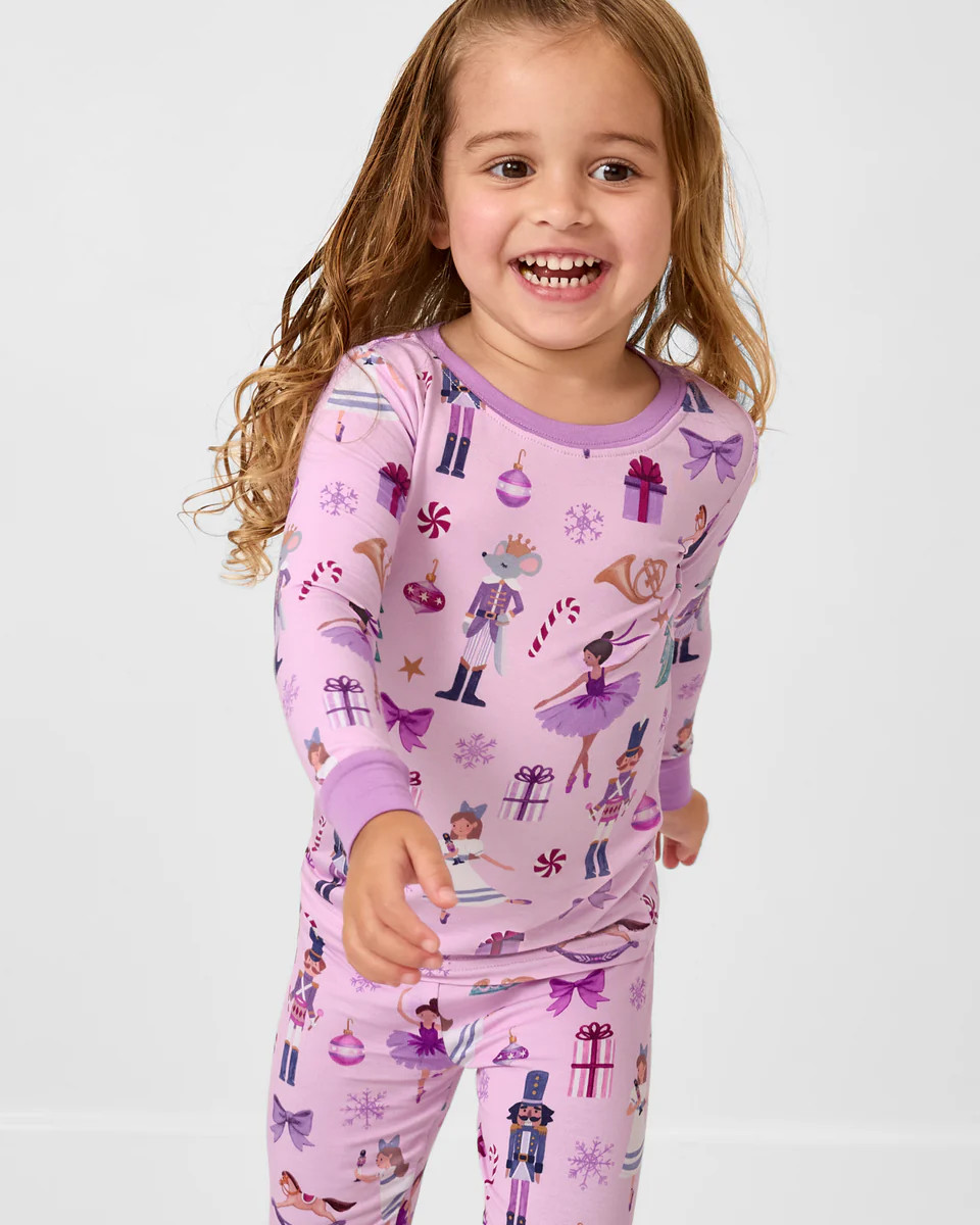 Nutcracker Ballet Two-Piece Pajama Set | Little Sleepies