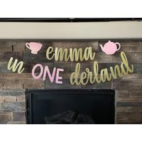 Custom Onederland Birthday Banner, Onderland Decorations, Birthday, Wonderland First Onederland | Etsy (US)
