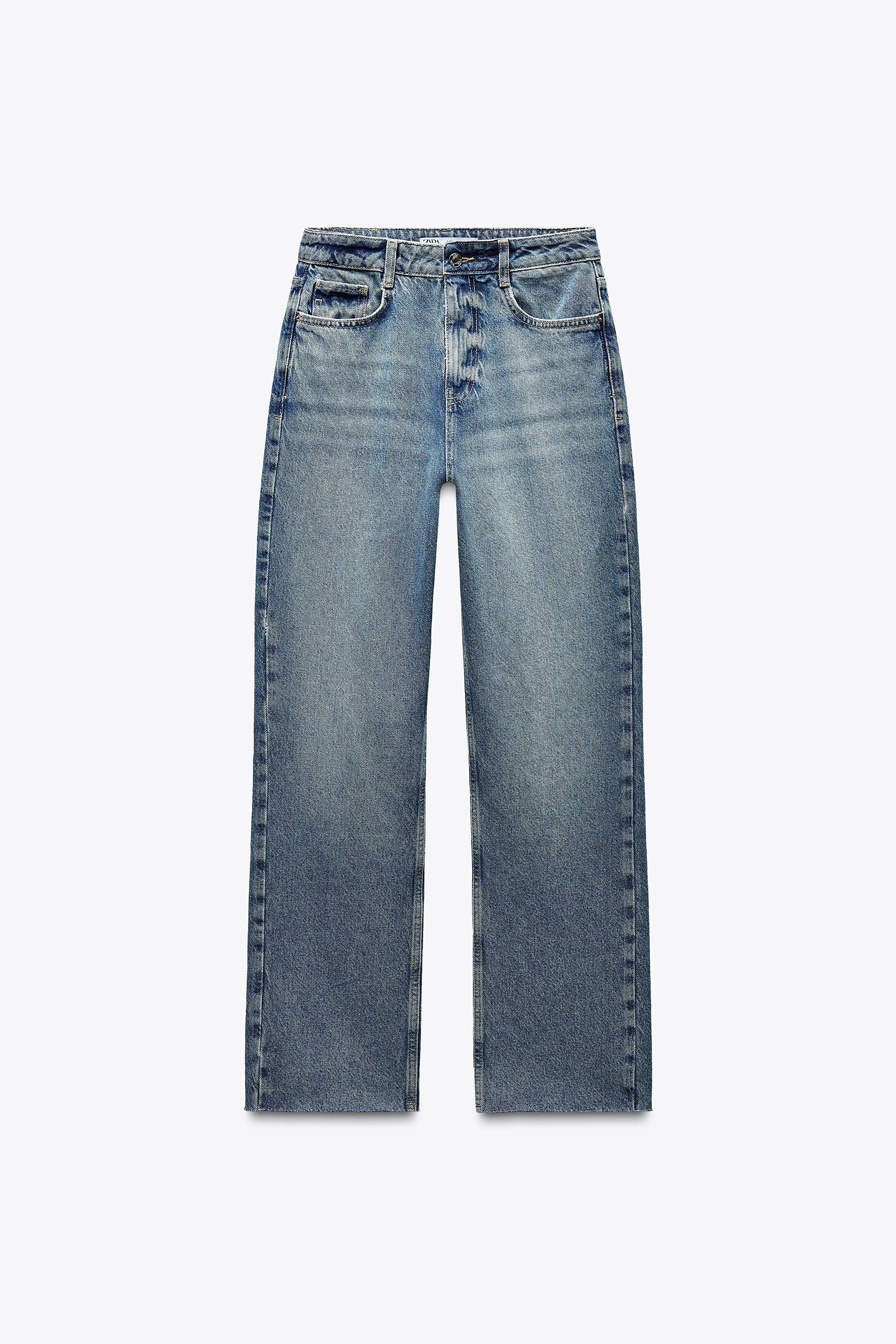 Z1975 STRAIGHT-LEG HIGH-WAIST JEANS | Zara UK
