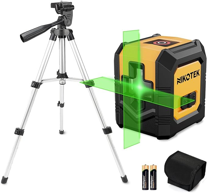 Laser Level with Tripod, Self-Leveling Green Beam Horizontal and Vertical Cross-Line Laser for Ho... | Amazon (US)