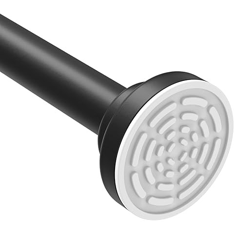 Shower Curtain Rod Adjustable 43-78 inch, 1"Diameter Spring Tension Curtain Rod No Drill, Anti-Ru... | Amazon (US)