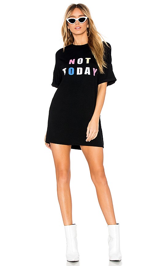 superdown Rissa Tee Shirt Dress in Black | Revolve Clothing (Global)