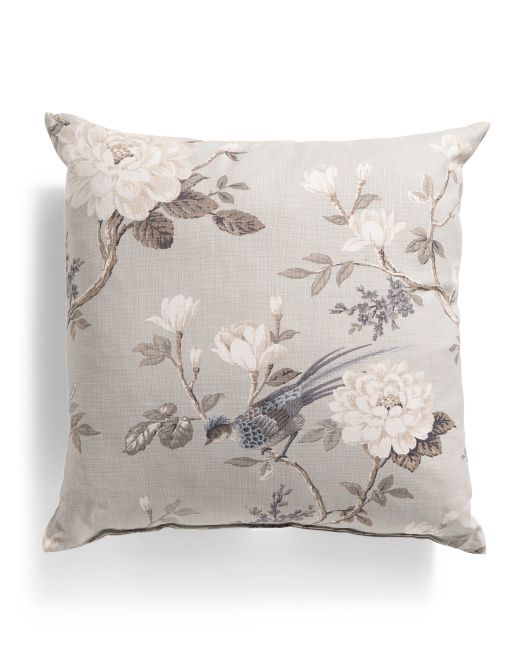 Made In Usa 24x24 Floral Pillow | TJ Maxx