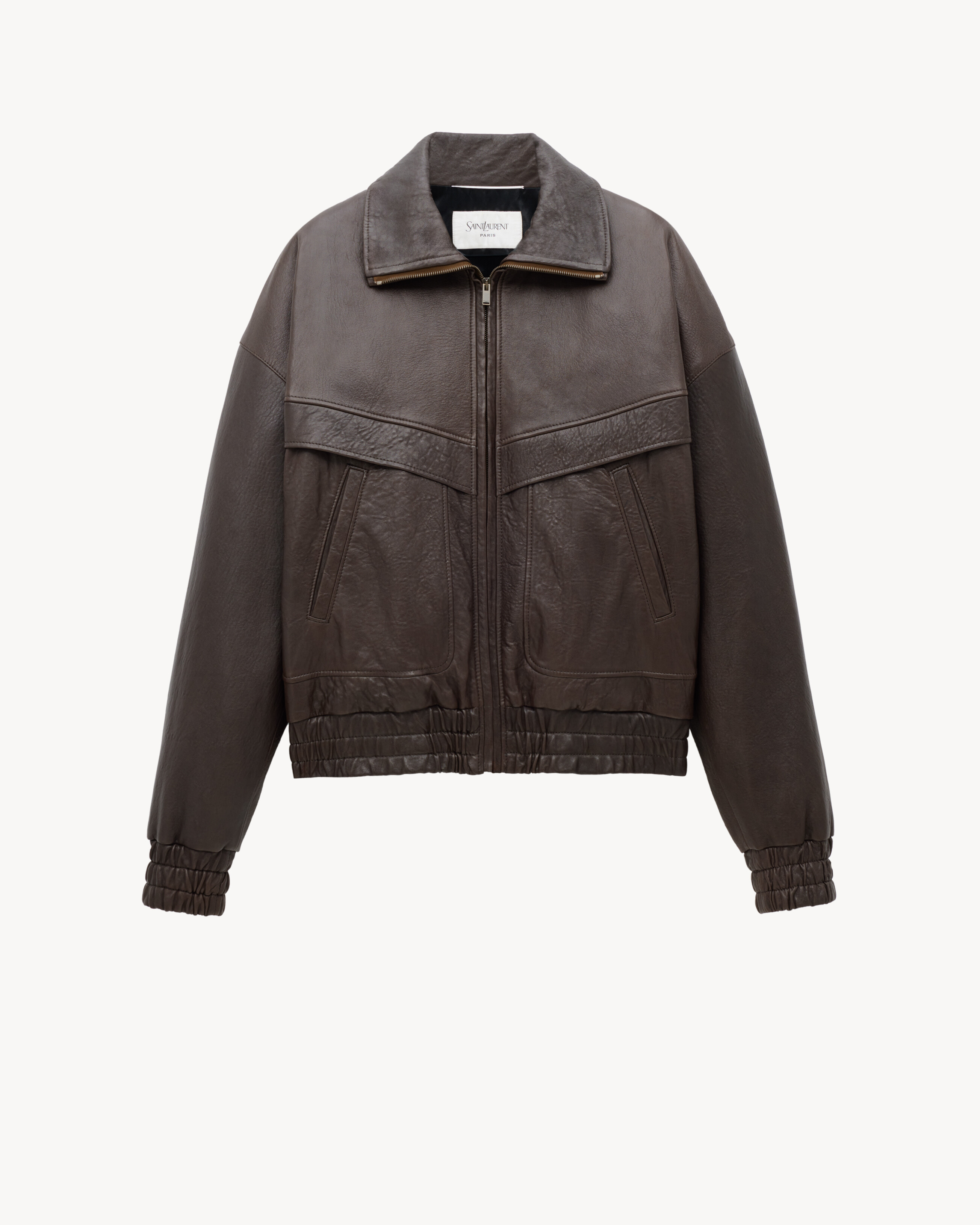 Saint Laurent bomber jacket in bubbled lambskin | Saint Laurent Inc. (Global)