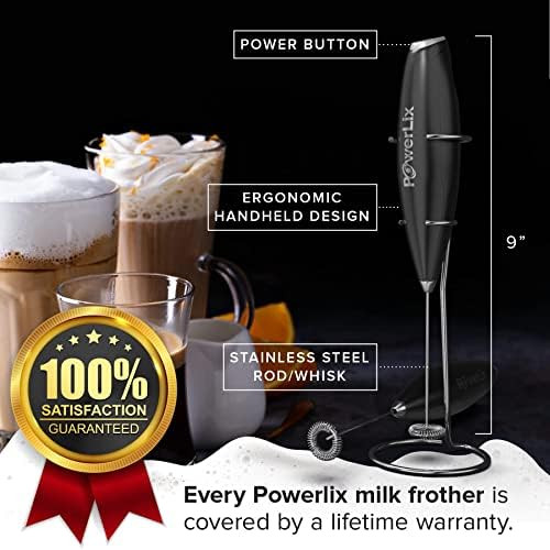 PowerLix Milk Frother Handheld Battery Operated Electric Whisk Beater Foam Maker For Coffee, Latt... | Amazon (US)