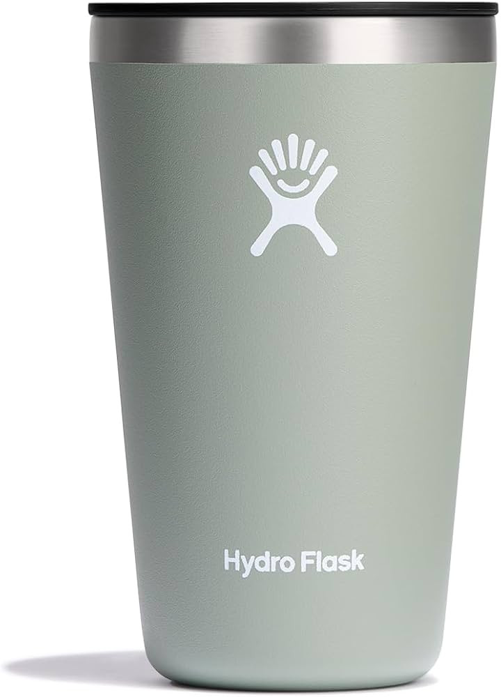 Hydro Flask All Around Stainless Steel Tumbler with Lid and Double-Wall Vacuum Insulation | Amazon (US)