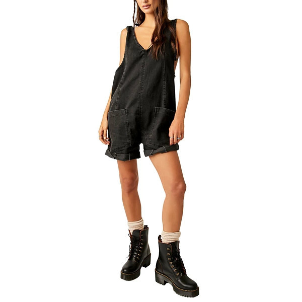 Women's Free People High Roller Shortalls bibs-coveralls | Scheels