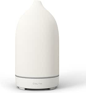 Essential Oil Diffusers,Handmade Ceramic Aromatherapy Diffuser for Room and 9 Colors Night Light ... | Amazon (US)