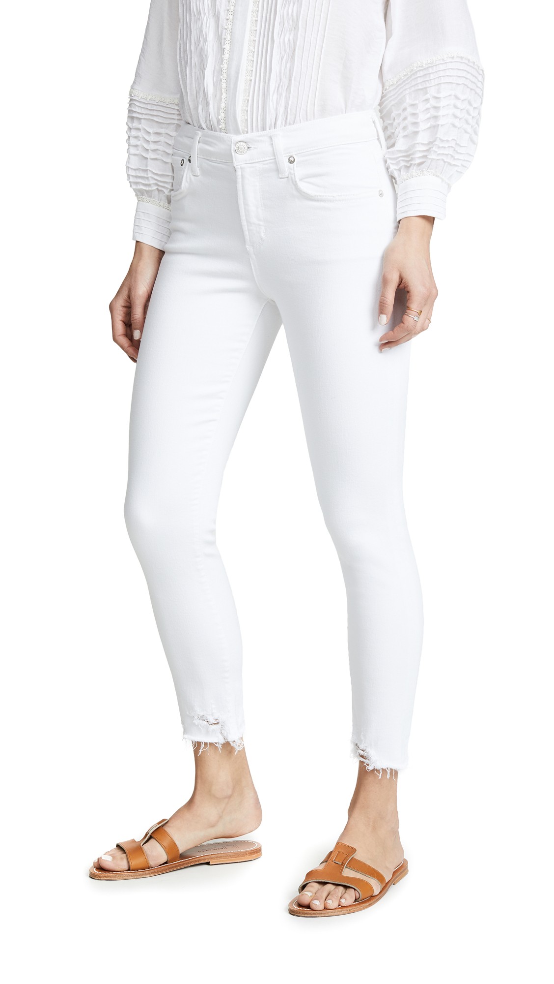 AGOLDE High Rise Sophie Skinny Crop Jeans | Shopbop