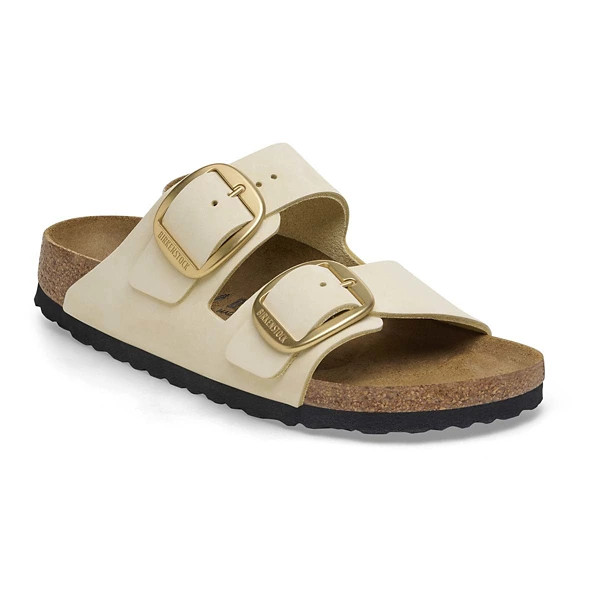 Women's BIRKENSTOCK Arizona Big Buckle Sandals Ecru | Scheels