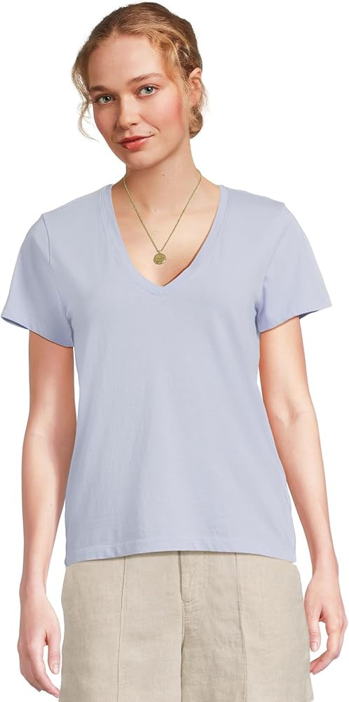 Madewell Women's Northside Vneck Tee | Amazon (US)