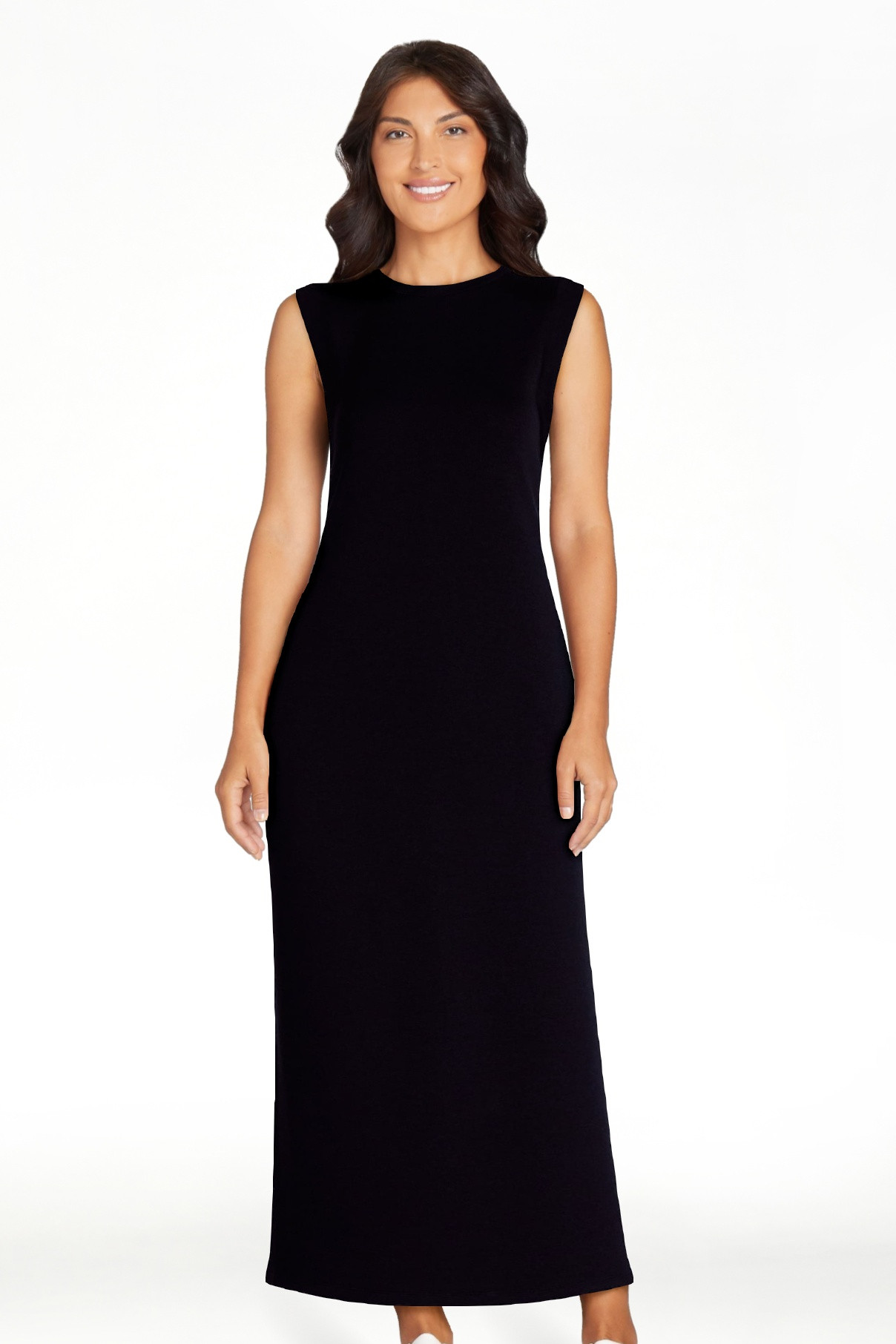 Scoop Women's and Women's Plus Scubaknit Sleeveless Maxi Dress, Sizes XS-4X | Walmart (US)