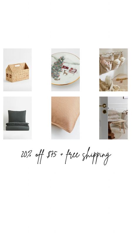 Recent HM purchase. If you’re a member it’s 20% off of $75+ and free shipping! If you sign up it’s an extra 10% off😱 there’s a lot of great Christmas finds too!

#LTKHolidaySale #LTKsalealert #LTKhome