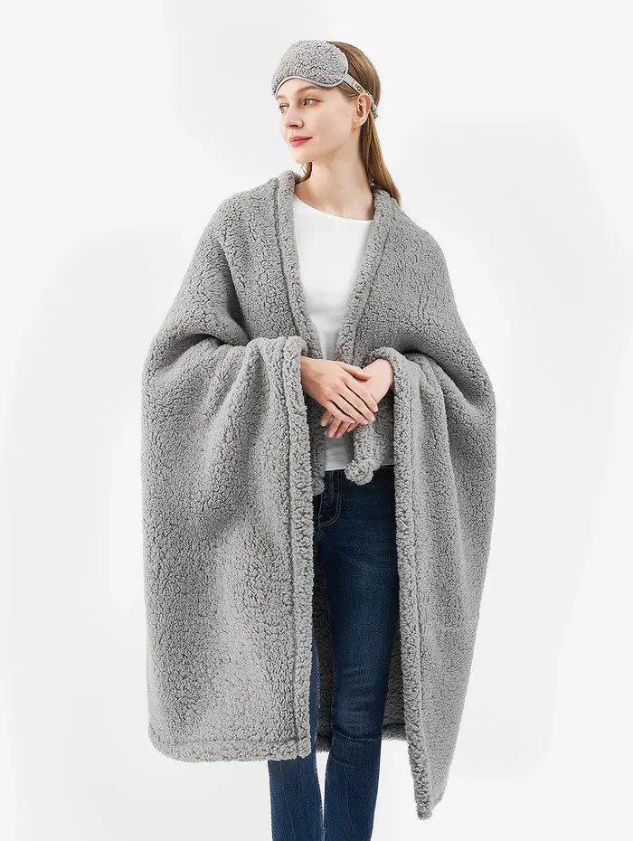UGG® Original Faux Shearling Throw Blanket & Eye Mask Sleep Set | Nordstrom | Nordstrom