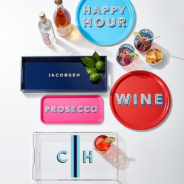 Printed Acrylic Serving Tray, Shadow Printed | Mark and Graham | Mark and Graham