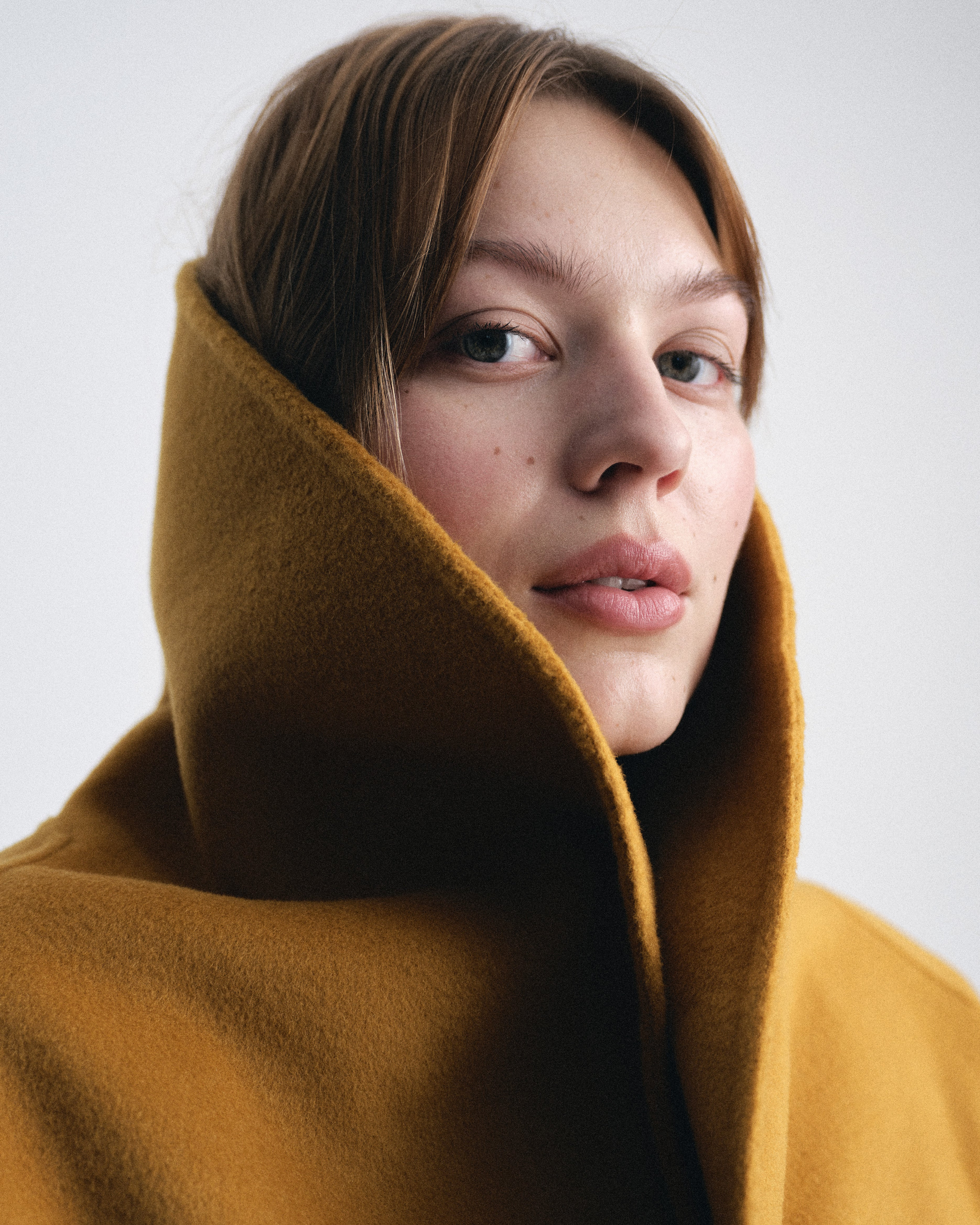 Asha Double Face Wool Coat - Mustard | Universal Standard