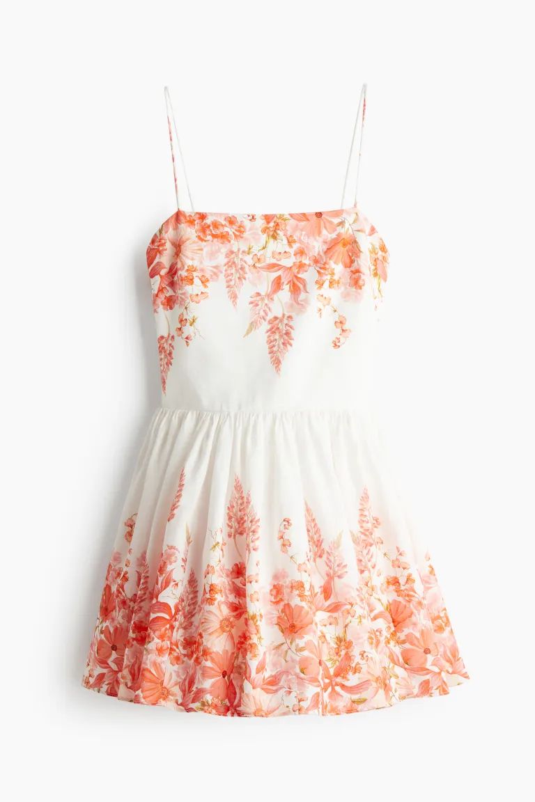 Patterned Linen Dress | H&M (US + CA)