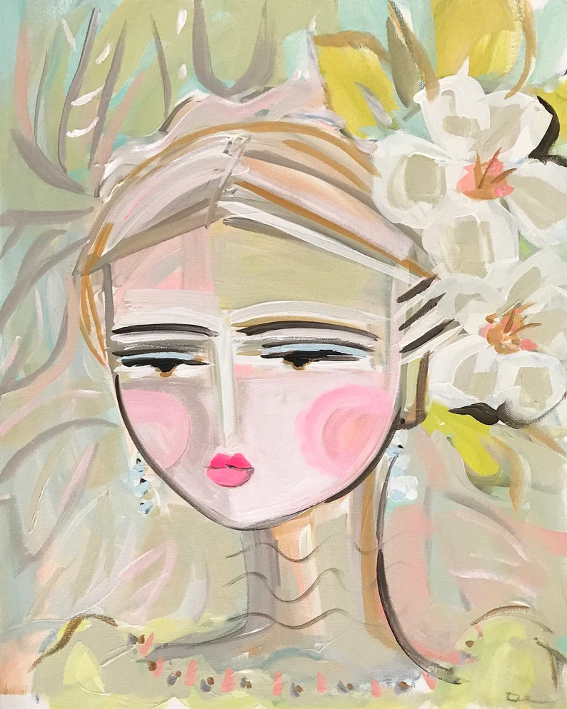 PRINT on Paper or Canvas, "Maggie" | Etsy (US)