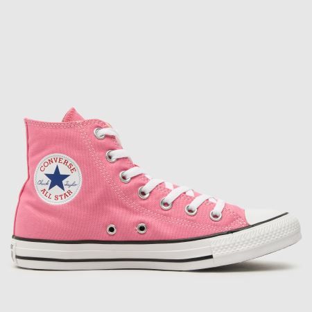 Womens Pink Converse All Star Hi Trainers | schuh | Schuh