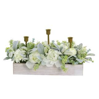 22" Hydrangea & Peony Taper Candle Holder by Ashland® | Michaels Stores