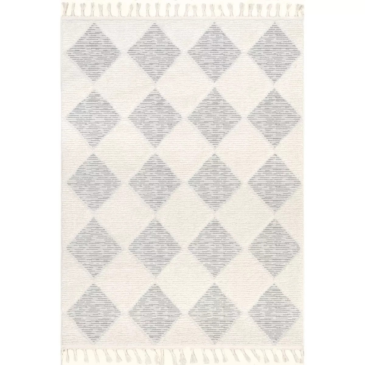 Nuloom Marissa High/Low Diamond Tassel Area Rug | Target