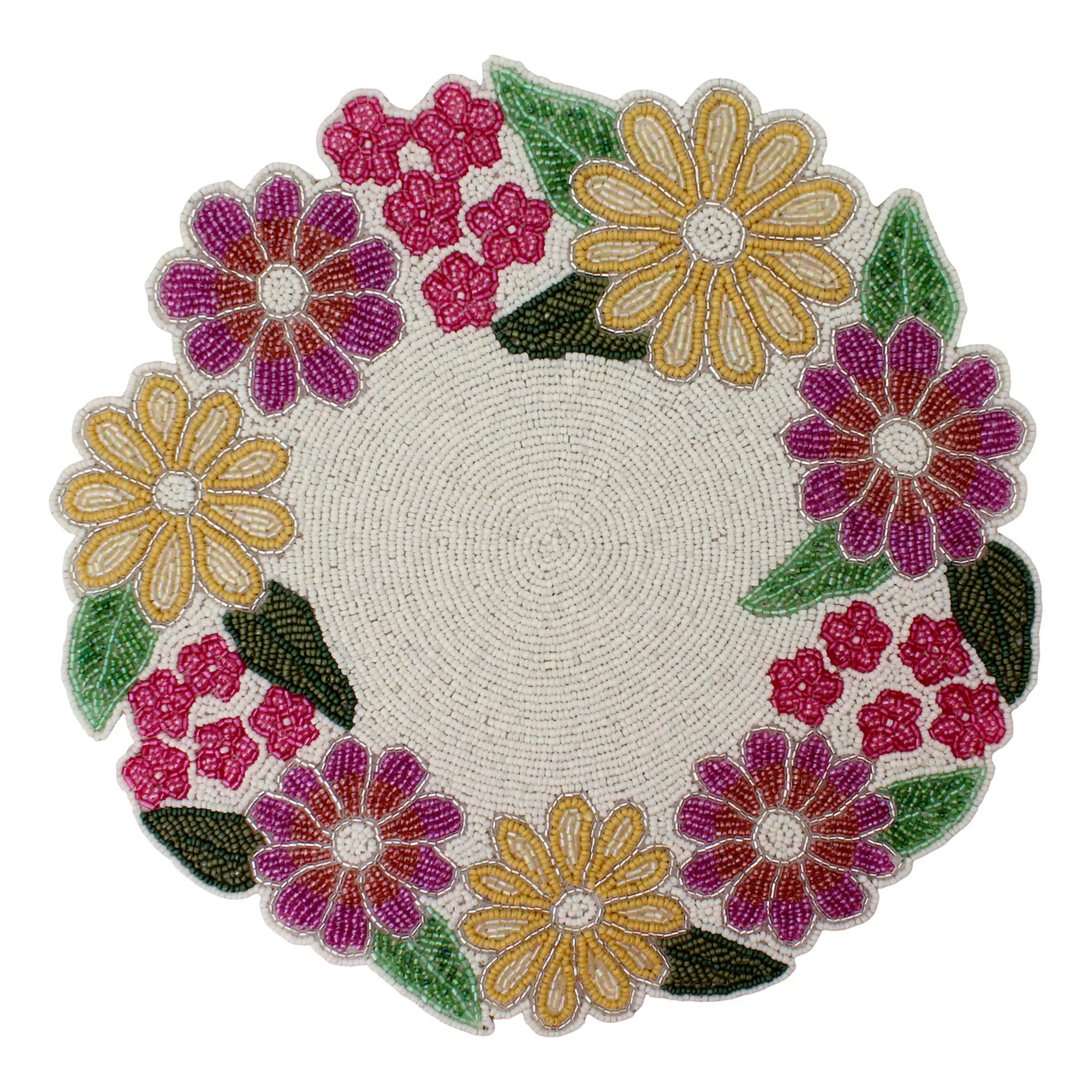 Celebrate Together™ Spring Beaded Round Placemat | Kohl's