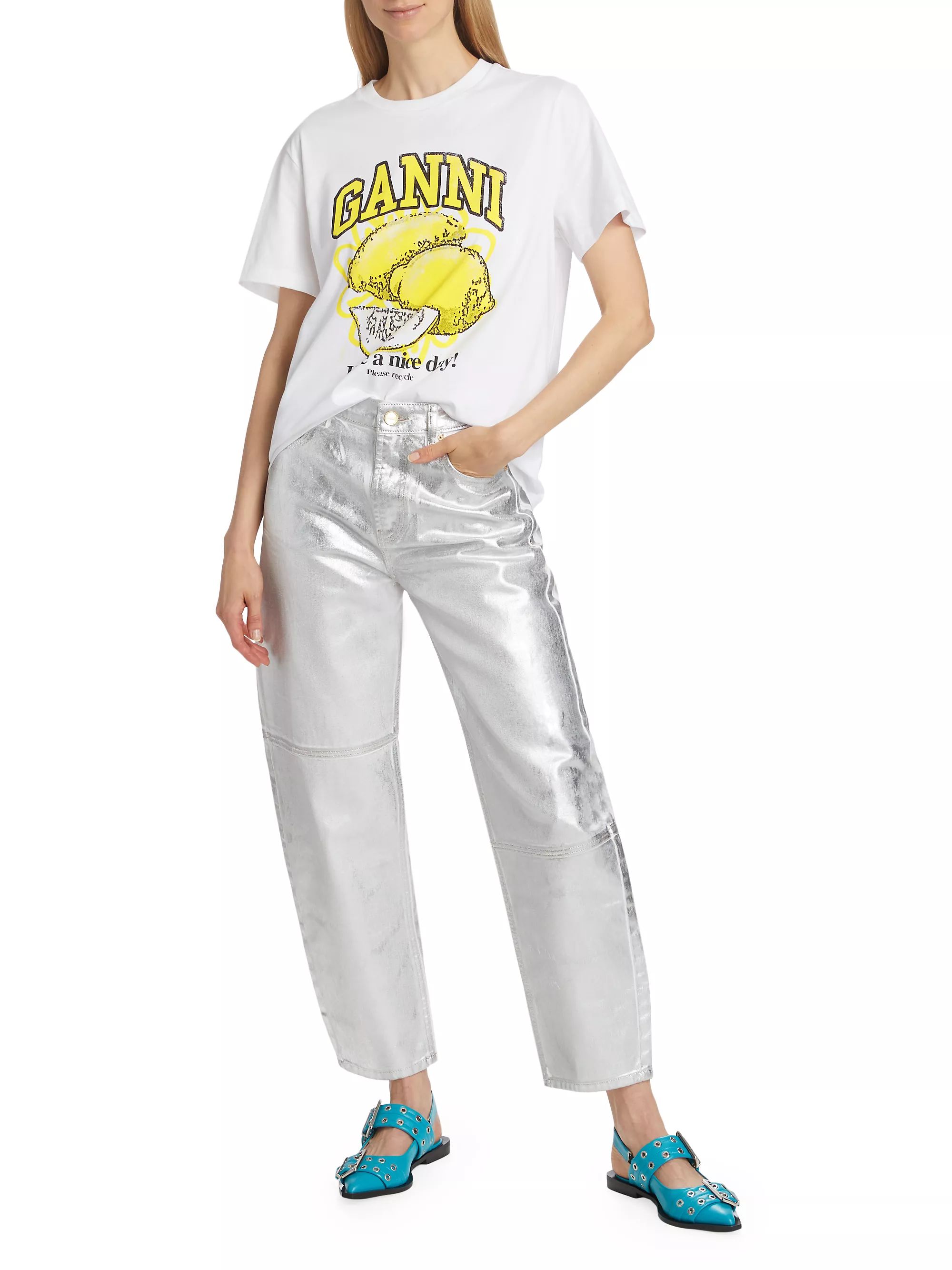 Cotton Logo & Lemon Graphic T-Shirt | Saks Fifth Avenue