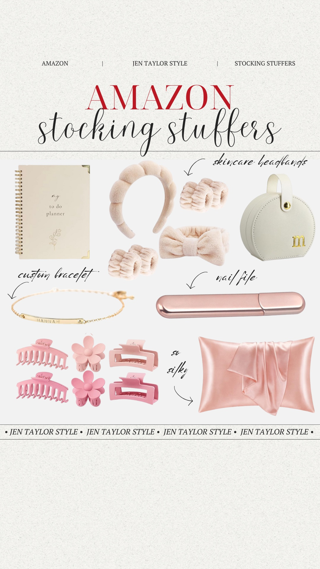 Find the cutest stocking stuffers on Amazon! From pink accessories to fun beauty finds, these girly gifts will add a touch of joy to every stocking this holiday season.

#LTKHoliday #LTKStyleTip #LTKGiftGuide