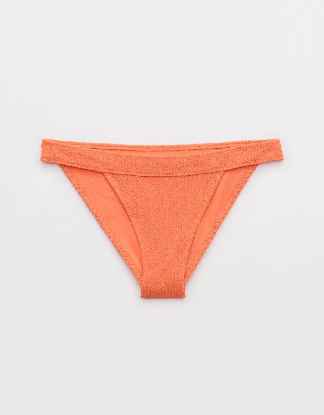 Aerie Crinkle Banded Cheeky Bikini Bottom | Aerie