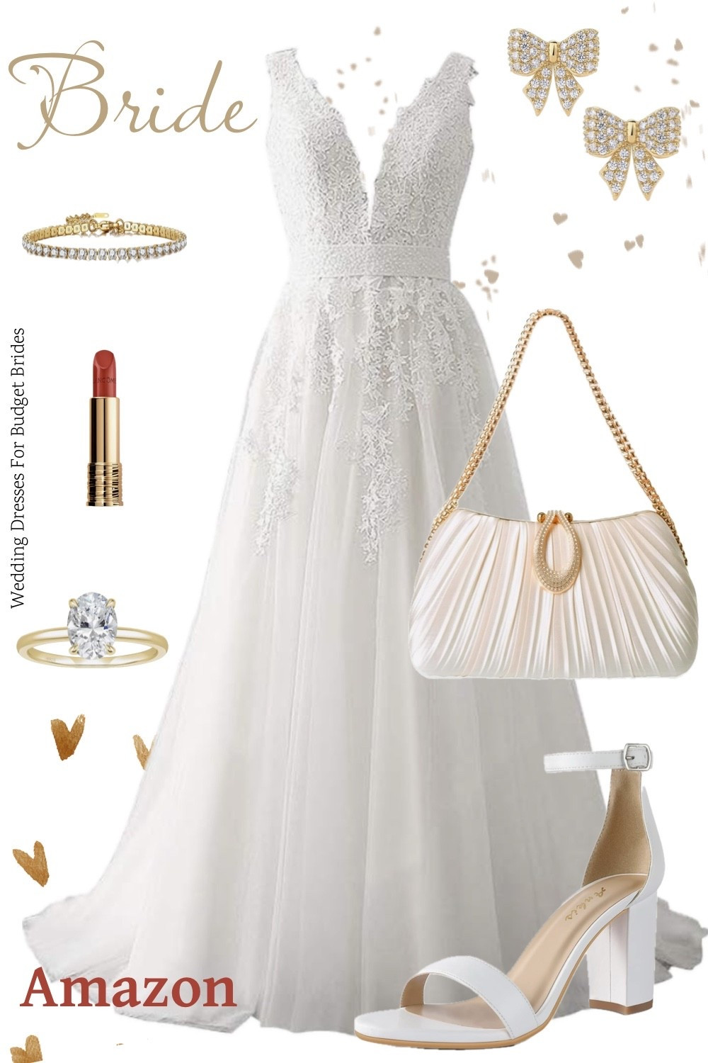 Affordable wedding day outfit idea for the bride to be. All on Amazon. 

#LTKWedding #LTKSeasonal #LTKFindsUnder100