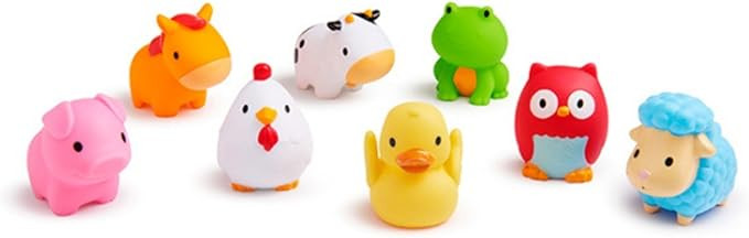 Munchkin® Baby Bath Toy Squirts, Farm™ Animals, 8 Pack | Amazon (US)