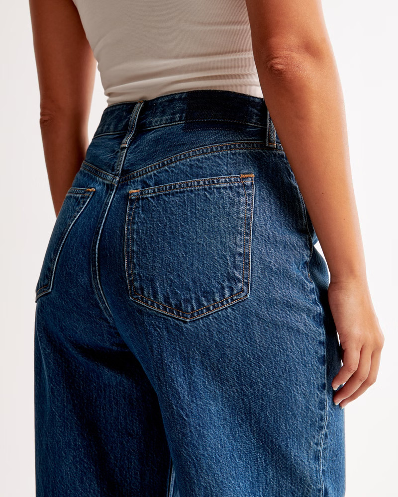 Curve Love High Rise Loose Jean | Abercrombie & Fitch (US)