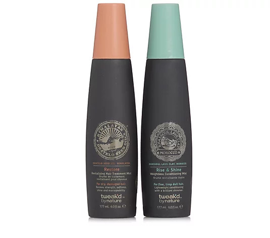 Tweak'd Rise & Shine  & Dhatelo Restore Revitalizing Mist 6oz. Set - QVC UK | QVC UK