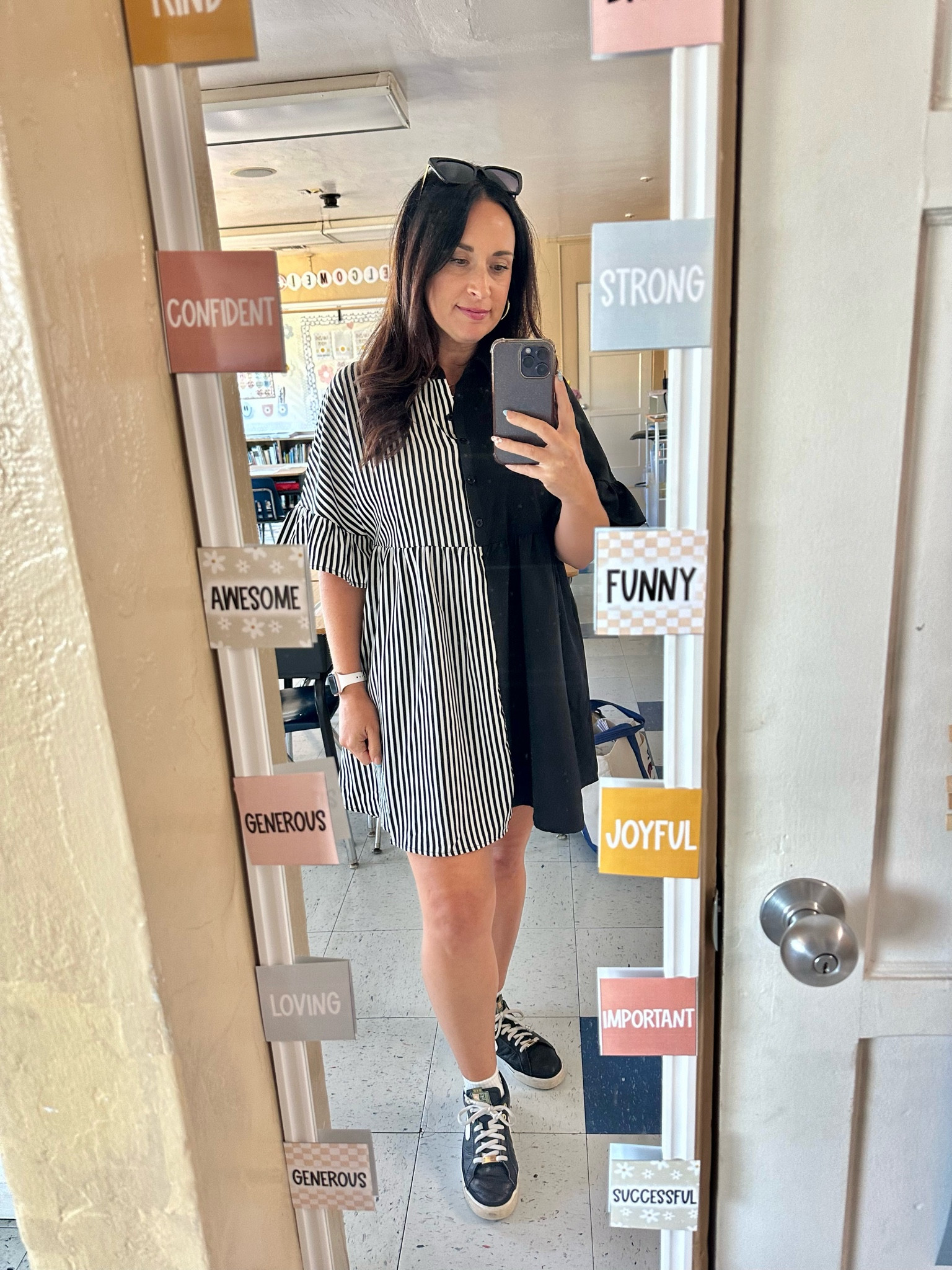 Teacher dress from SHEIN 

#LTKMidsize #LTKWorkwear