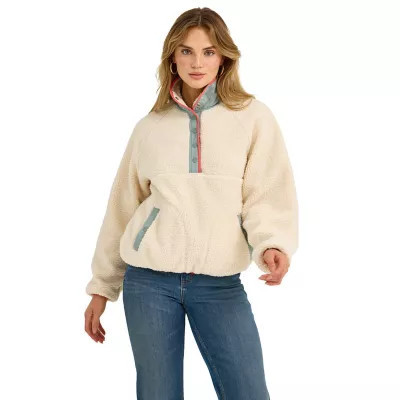 Wrangler Women's Sherpa Snap Pullover | Tractor Supply