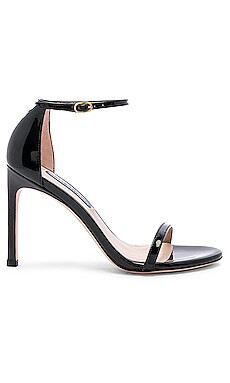 Stuart Weitzman Nudistsong Heel in Black from Revolve.com | Revolve Clothing (Global)