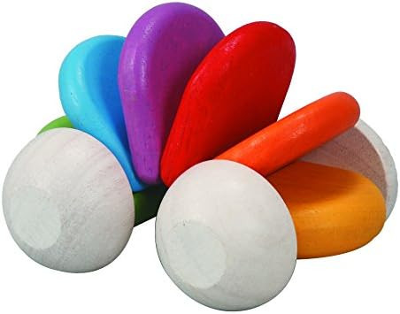 PlanToys Wooden Baby Car Toy (5229) | Rainbow Color Collection |Sustainably Made from Rubberwood and | Amazon (US)