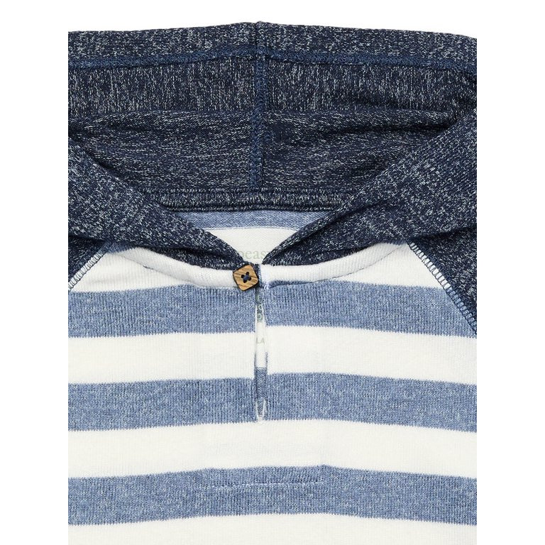 easy-peasy Toddler Boy Hacci Knit Hoodie with Raglan Sleeves, Sizes 18M-5T | Walmart (US)