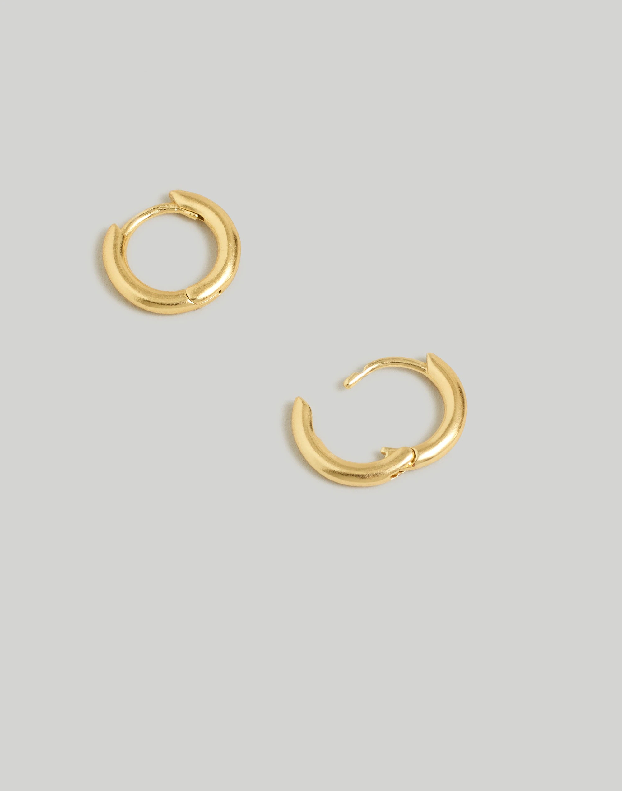 Delicate Collection Demi-Fine Huggie Mini Hoop Earrings | Madewell