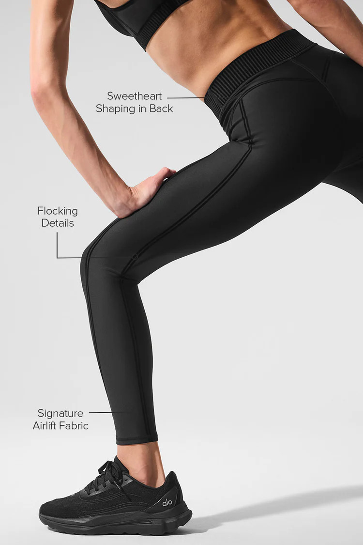 Airlift High-Waist 7/8 Line Up Legging | Alo Yoga (US)