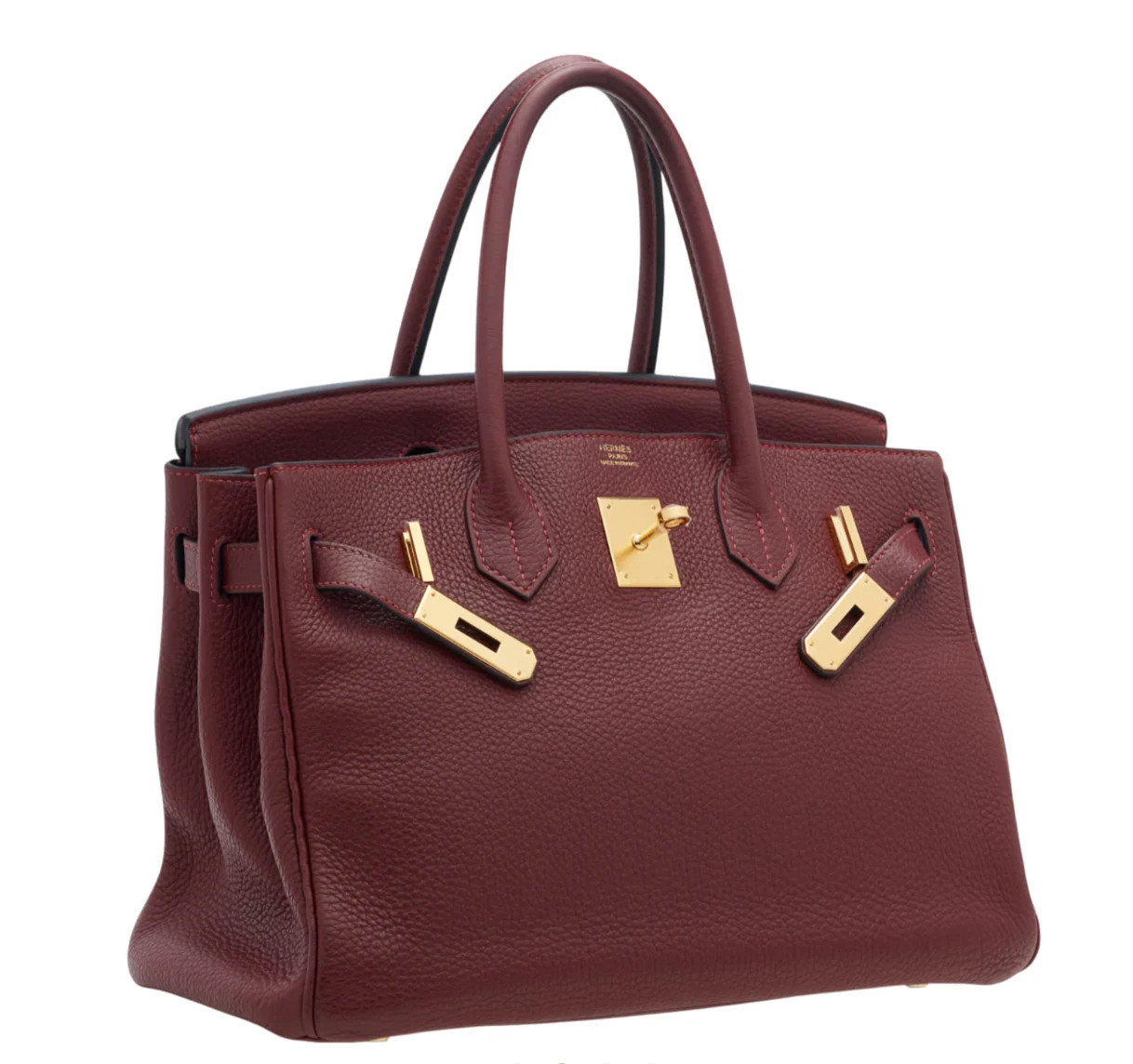 Hermès Birkin 30 cm in Rouge with Gold Hardware | Italist.com US