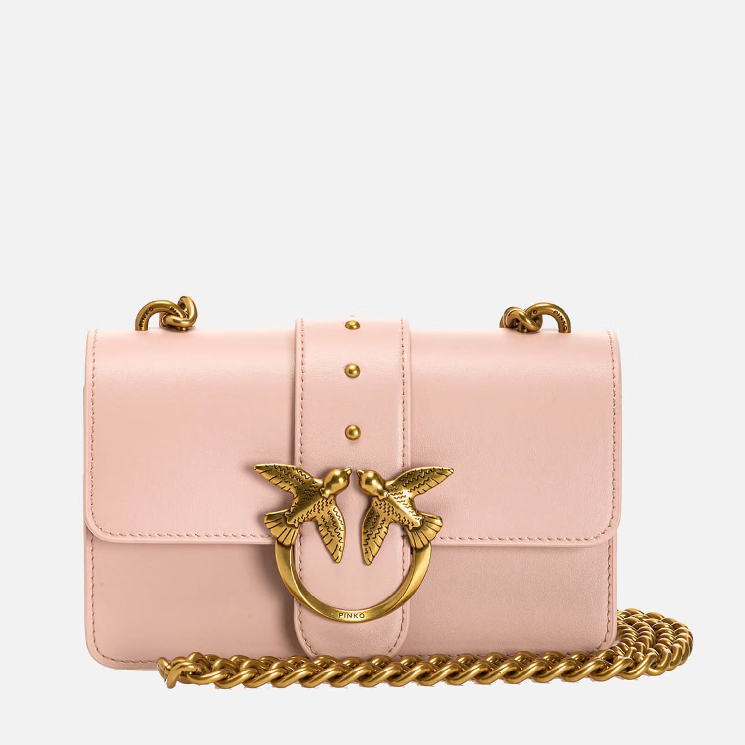 Pinko Women's Love Mini Icon Simply Shoulder Bag - Rose Dust Pink | Mybag.com (Global) 