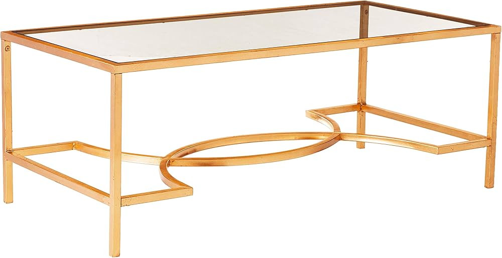 Safavieh Home Collection Inga Gold Coffee Table | Amazon (US)
