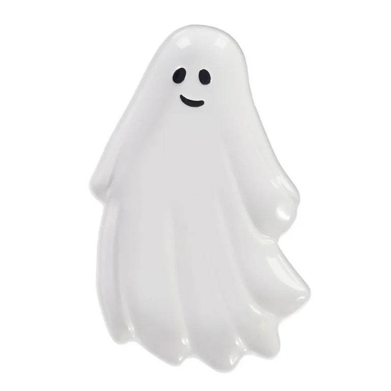 Way to Celebrate Halloween Ghost Figural Treat Tray - Walmart.com | Walmart (US)