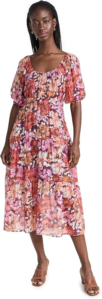 Women's Zanita Tiered Midi Dress | Amazon (US)