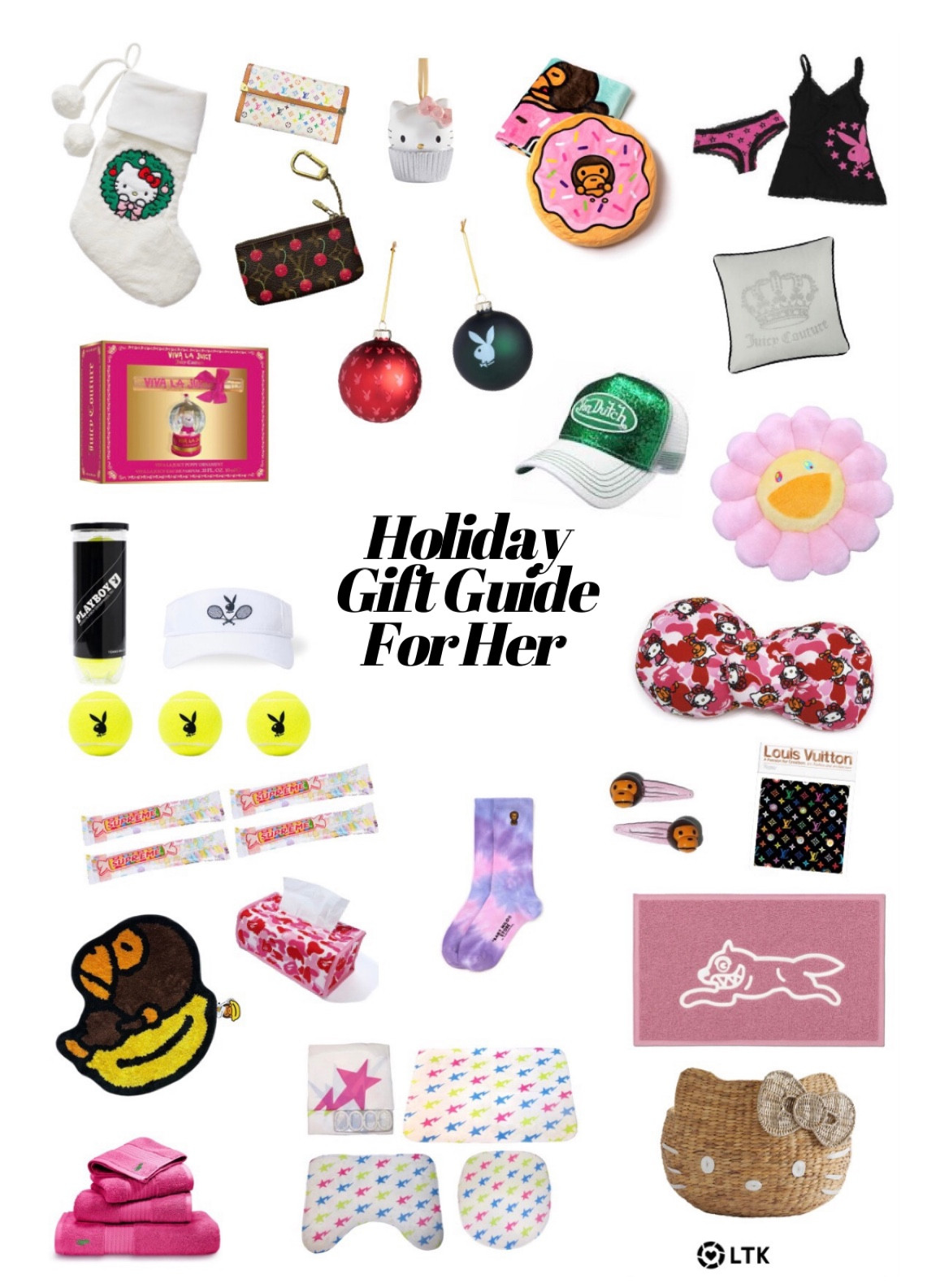 Holiday HypeBae Gift Guide #bape #babymilo #hellokitty #y2k 

#LTKHoliday #LTKGiftGuide